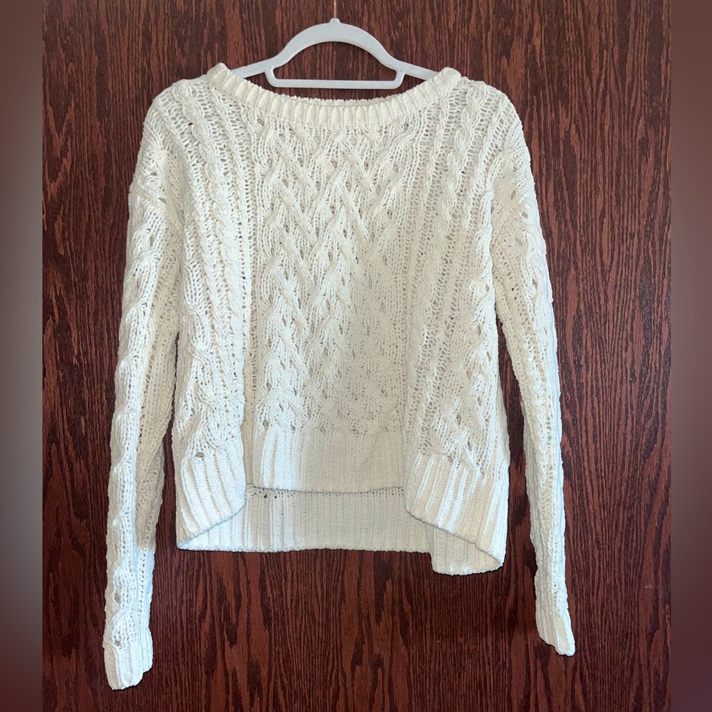 aeropostale hygge cream sweater, size extra small